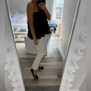 Tuckernuck/Keepsake Black Strapless Blouse